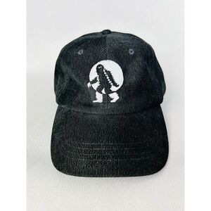 Bigfoot Coffee For Sasquatch Baked‎ In LA Hat Black Corduroy Strapback Cap